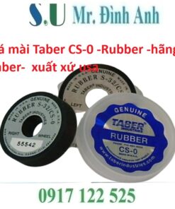 Đá Mài Taber CS-0 Rubber - Giải Pháp Đo Mài Mòn Vật Liệu Chuẩn USA