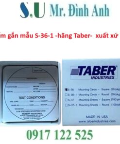 Tấm gắn mẫu S-36-1 Taber – Giải pháp tối ưu cho kiểm tra độ mài mòn vật liệu