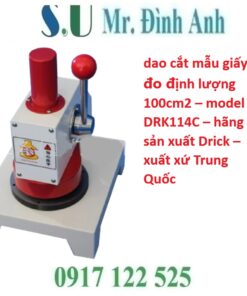 Dao Cắt Mẫu Giấy Đo Định Lượng DRICK DRK114C