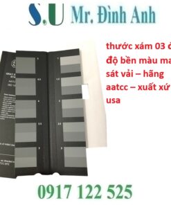 Thước Xám A03: Dụng Cụ Chuyên Sâu Đo Độ Bền Màu Ma Sát Vải